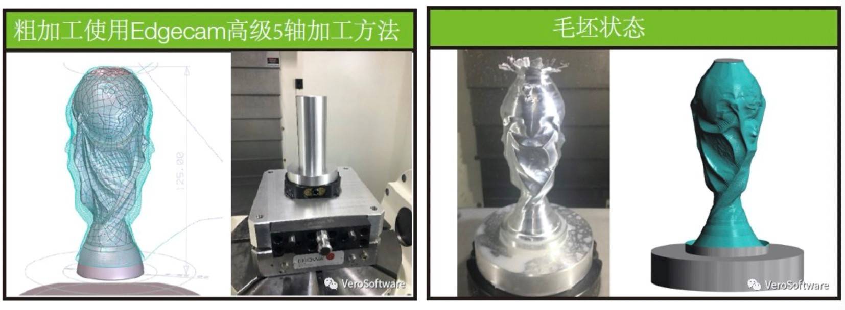 Edgecam采用5轴加工大力神杯(图2) Edgecam采用5轴加工大力神杯(图2)
