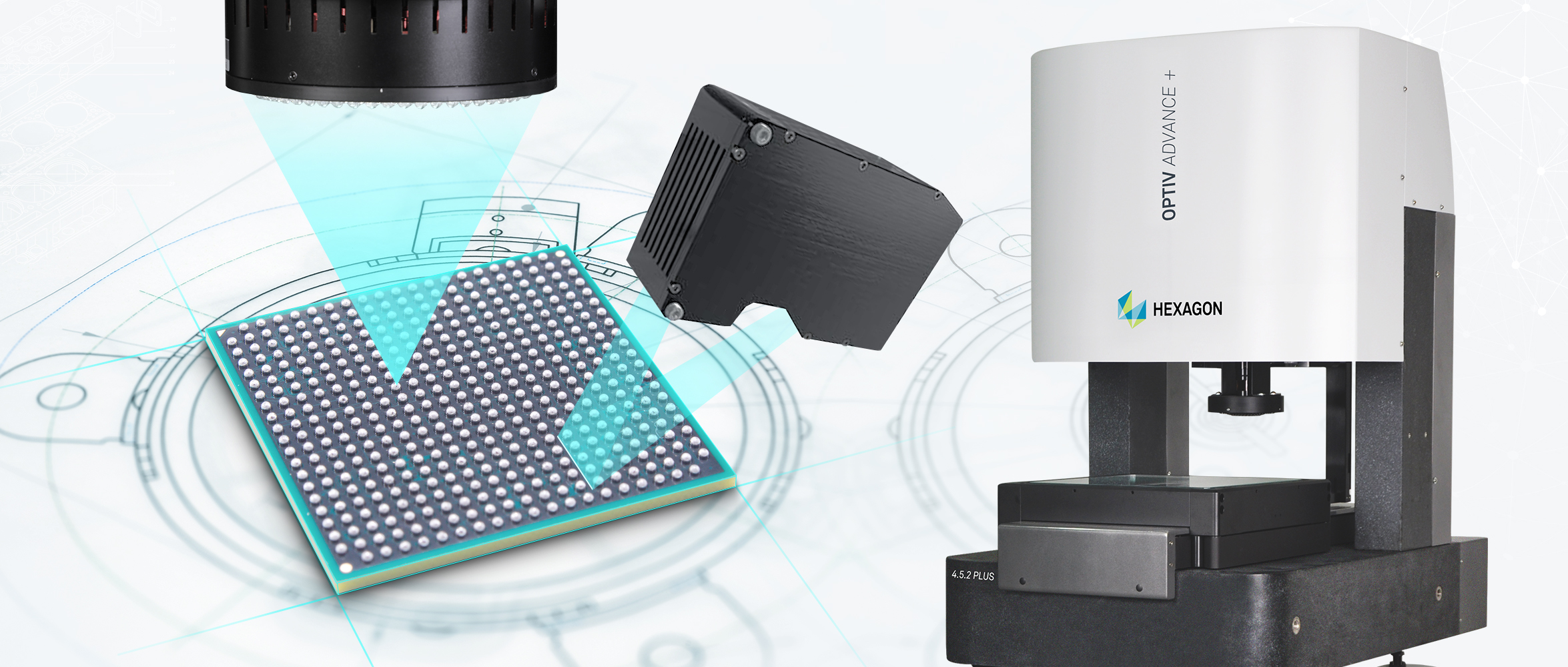 半导体行业案例 | 多传感器技术集成，实现BGA锡球多特征快速测量