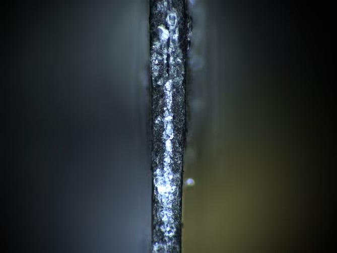 影像测量仪电池极片毛刺测量方案（新能源行业）